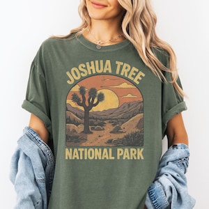 Joshua Tree Shirt, Vintage California Shirt, Joshua Tree National Park Shirt, Desert Vibes Shirt, Desert National Park, Hiking Shirt