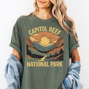 Capitol Reef Park Shirt, National Park Shirt, Traveler Gift, Utah Shirt, National Parks Gift, National Park Lover Shirt, Granola Shirts