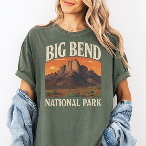 Big Bend Shirt, National Park Shirt, Big Bend National Park Shirt, Comfort Colors US National Parks, Texas Traveler Shirt