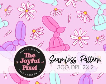 Easter Seamless Pattern, Easter Seamless, Easter Digital Paper, Spring Seamless Pattern, Hand drawn seamless pattern, Easter Digital