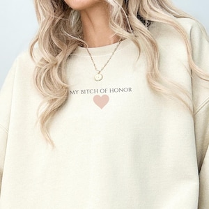 Trauzeugin Sweatshirt Trauzeugin Geschenk Brautjungfer Geschenk Brautparty Freundschaft Brautjungfer Hochzeit Bachelorette Trauzeugin Geschenk