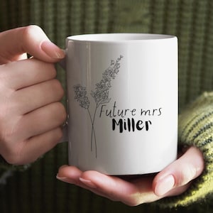 Zukünftige Frau Becher Braut, zum Blumenbecher zu sein Verlobungsgeschenk Brautdusche Frau Becher Zukünftige Frau Geschenk für neu verlobten Freund