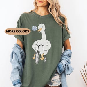 Funny Duck Lover Gift For Coworker Gift For Farm Animal Lover Duck Mama Duck Parents Funny Duck Graphic Duck Riding