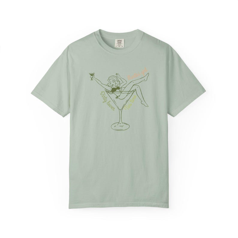 Filthy Martini Shirt Comfort Colors Martini Lover Gift Martini Club Shirt Tini Time Shirt Martini Cocktail Shirt Unique Gift Oversized Shirt Bay