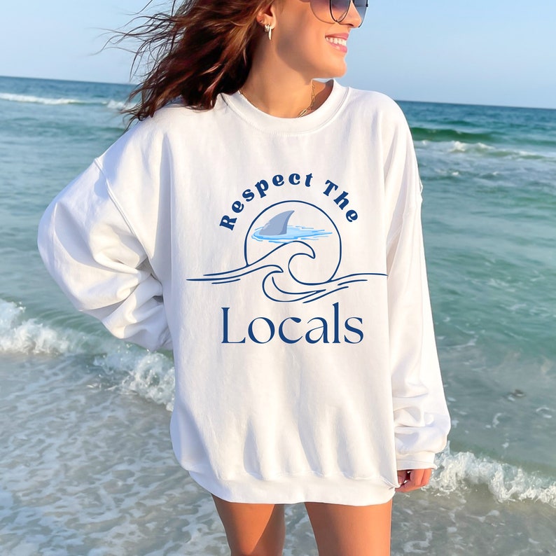 Respect The Locals Peaches Crewneck main image 1