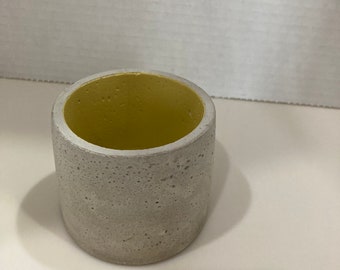 small round concrete pot cement pot handmade modern pot