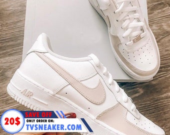 beige nike air force 1 womens