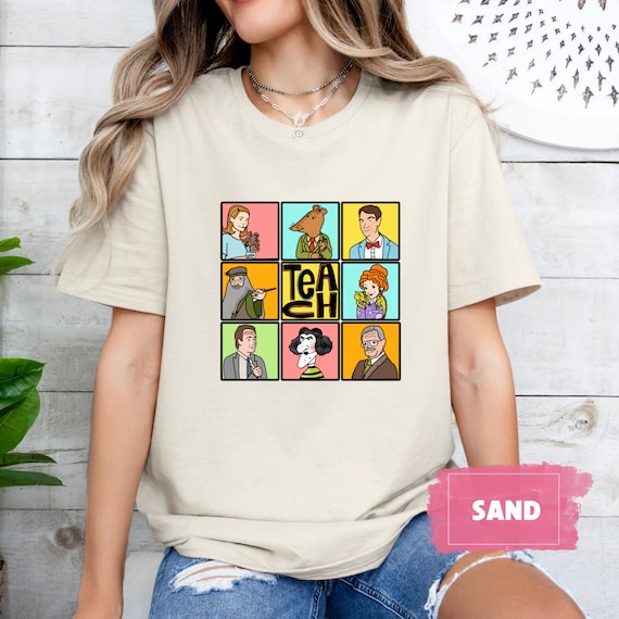Children's Books Teacher Shirt, DTF Printed Soft Cotton Blend