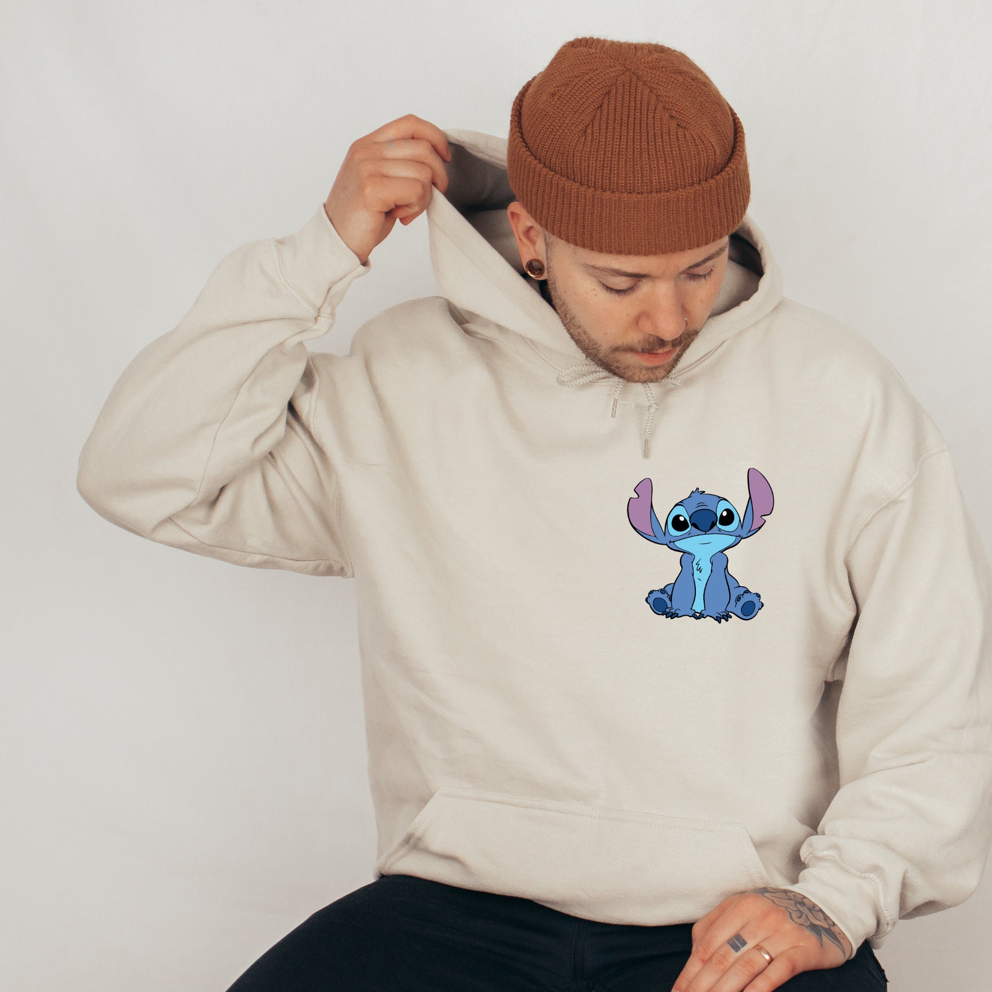 Stitch and Angel Personalized Hoodie, Anniversary Matching