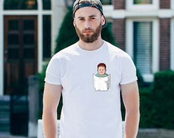 Hasbulla İn The Pocket T-Shirt, Gift For Women and Man Tee, Funny Hasbulla Shirt, Cute Internet Icon Legend Meme Gift, Unisex Hasbulla Tee