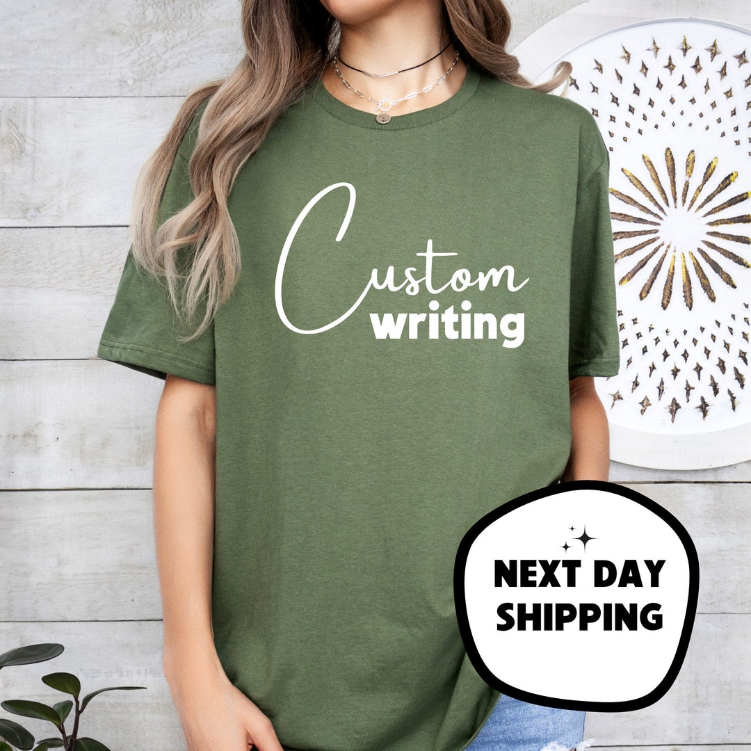 Custom Personalized Text and Design Tshirts / Custom Printing ...