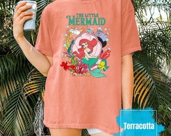 Comfort Colors® The Little Mermaid Shirt, Disney T-shirt, Women's Little Mermaid Ariel Shirt, Ariel Mermaid Shirt, Disney Ariel Shirt
