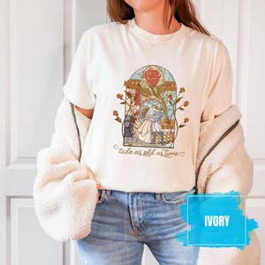 Comfort Colors® Vintage Tale as Old as Time Shirt, Belle Beauty Princess Tee, Disney Lover Shirt, Beauty Gift,  Beauty and The Beast Shirt