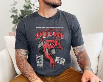 Vintage 90s Spider-Man Comic Graphic T-Shirt