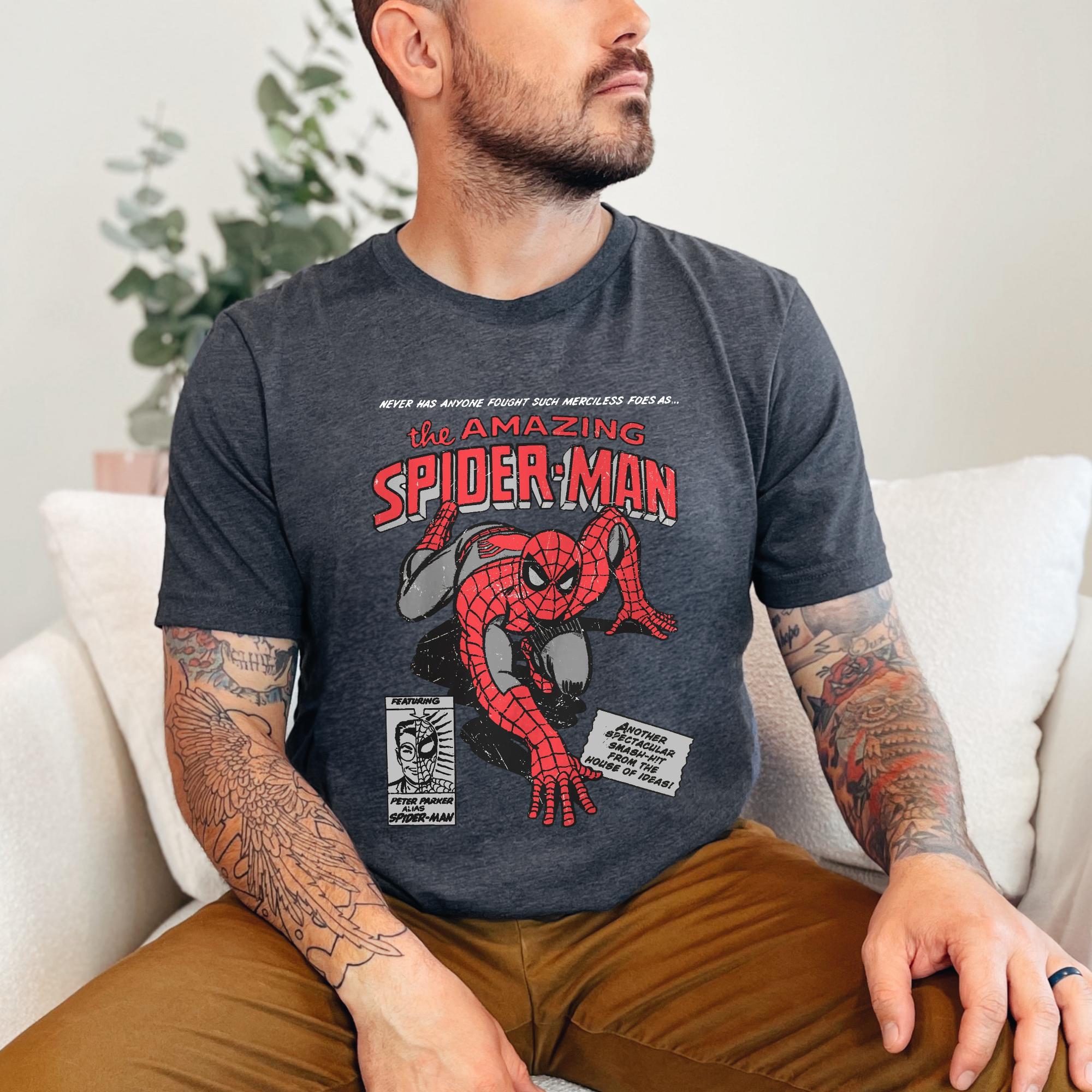 Vintage 90s Spider-man Comic Graphic T-shirt - Etsy
