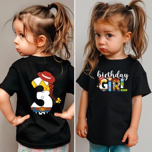 Custom Age Toy Story Birthday Shirt, Jesse Girl Birthday Shirt, Toy Story Birthday Shirt, Birthday Girl Toy, Toy Theme Birthday Party Shirt