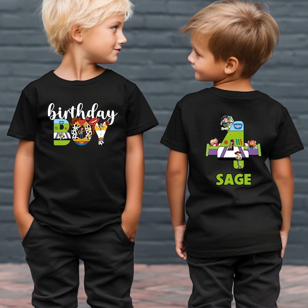 Custom Toy Story Birthday Shirt, Family Trip Shirts, Daddy Buzz Birthday Shirt, Birthday Matching Shirts, Toy Birthday Shirt