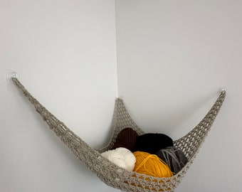 Mönster för virkad hängmatta med hängande förvaring (PDF-nedladdning)