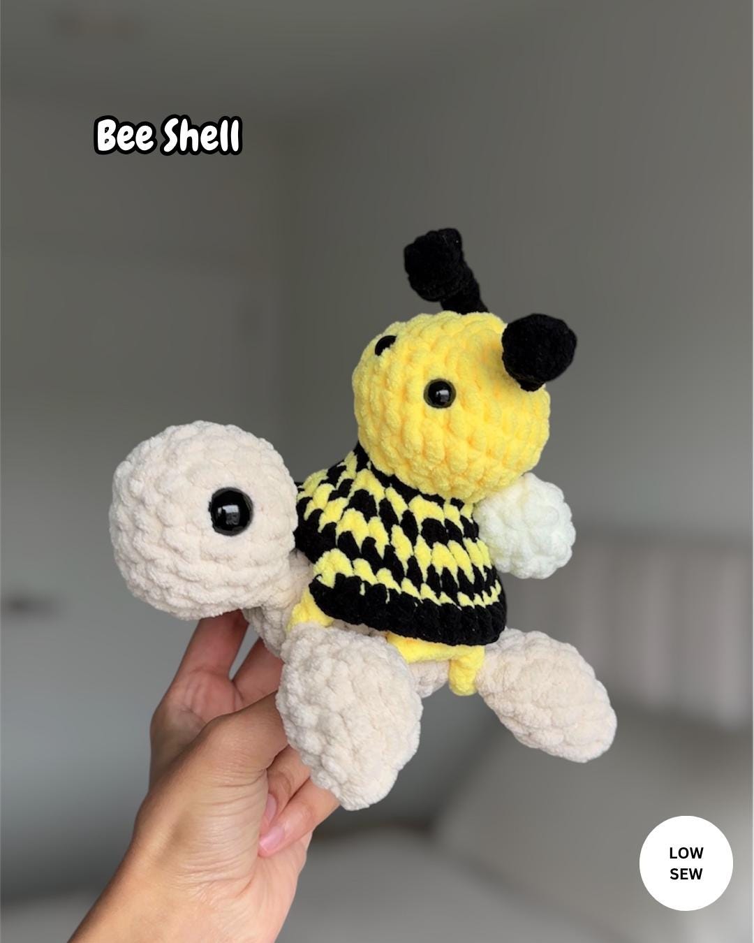 Crochet Spring Turtle Removable Shell Pattern Beginner Friendly ...