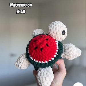 Crochet Turtle Removeable Shell Crochet Fruit Turtle Removable Shell Pattern Part 1 Beginner Friendly ...