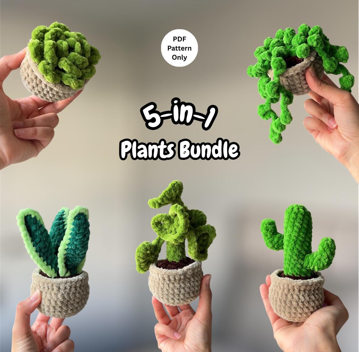 編みぐるみ多肉植物 - Etsy 日本