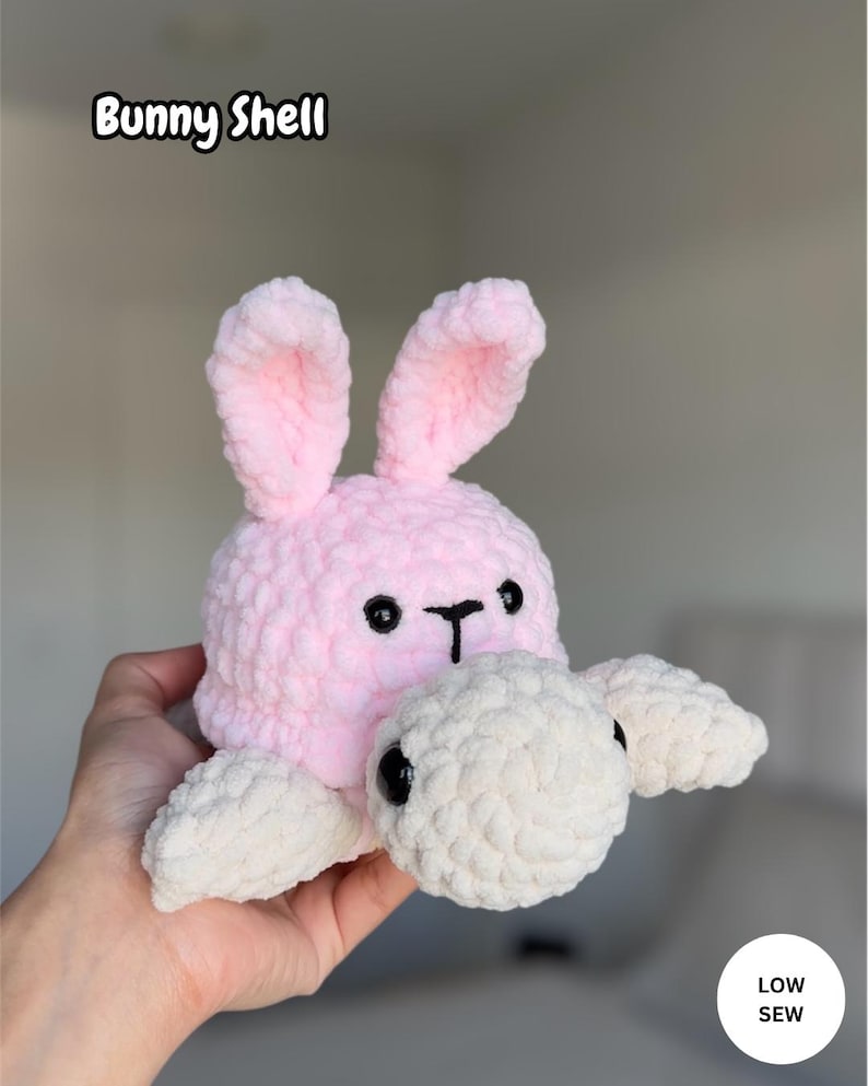 Crochet Easter Turtle Removable Shell Pattern Beginner Friendly ...