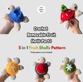 Crochet Fruit Turtle Removable Shell Pattern Part 1 Beginner Friendly Amigurumi Plushie (PDF Download) product logo