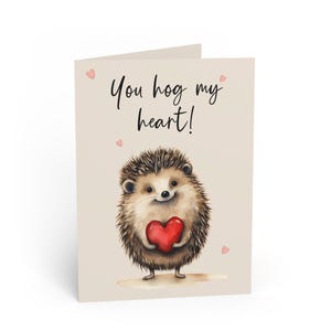 Biglietto d&#39;auguri &quot;Ti amo riccio&quot; / Biglietto d&#39;auguri per San Valentino per gli amanti dei ricci