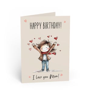 Birthday Card For Mum | Mum Happy Birthday Card | Card For Mothers