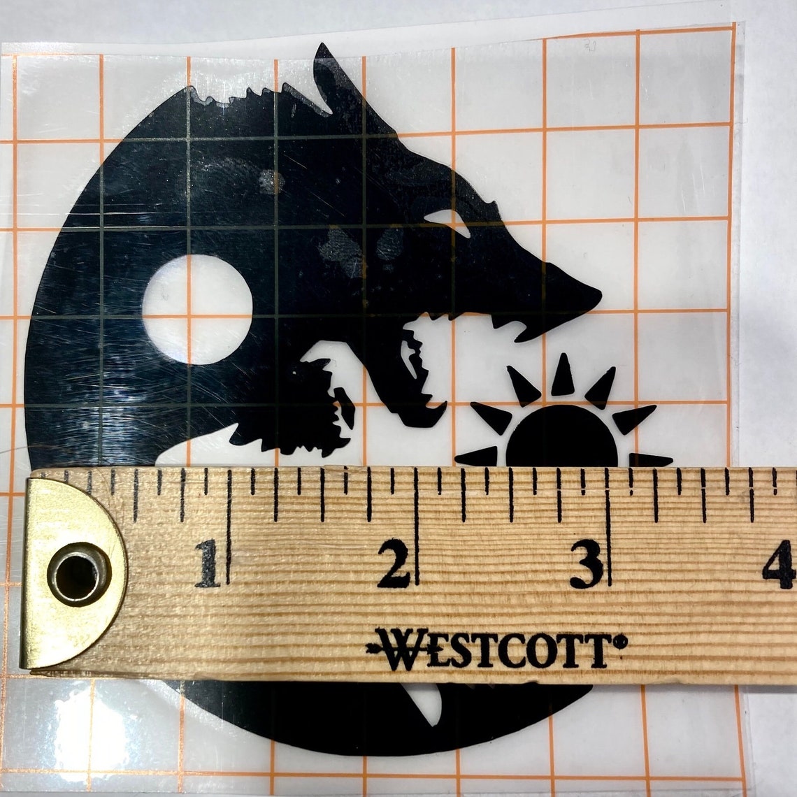 Two Wolves Vinyl Decal - Etsy