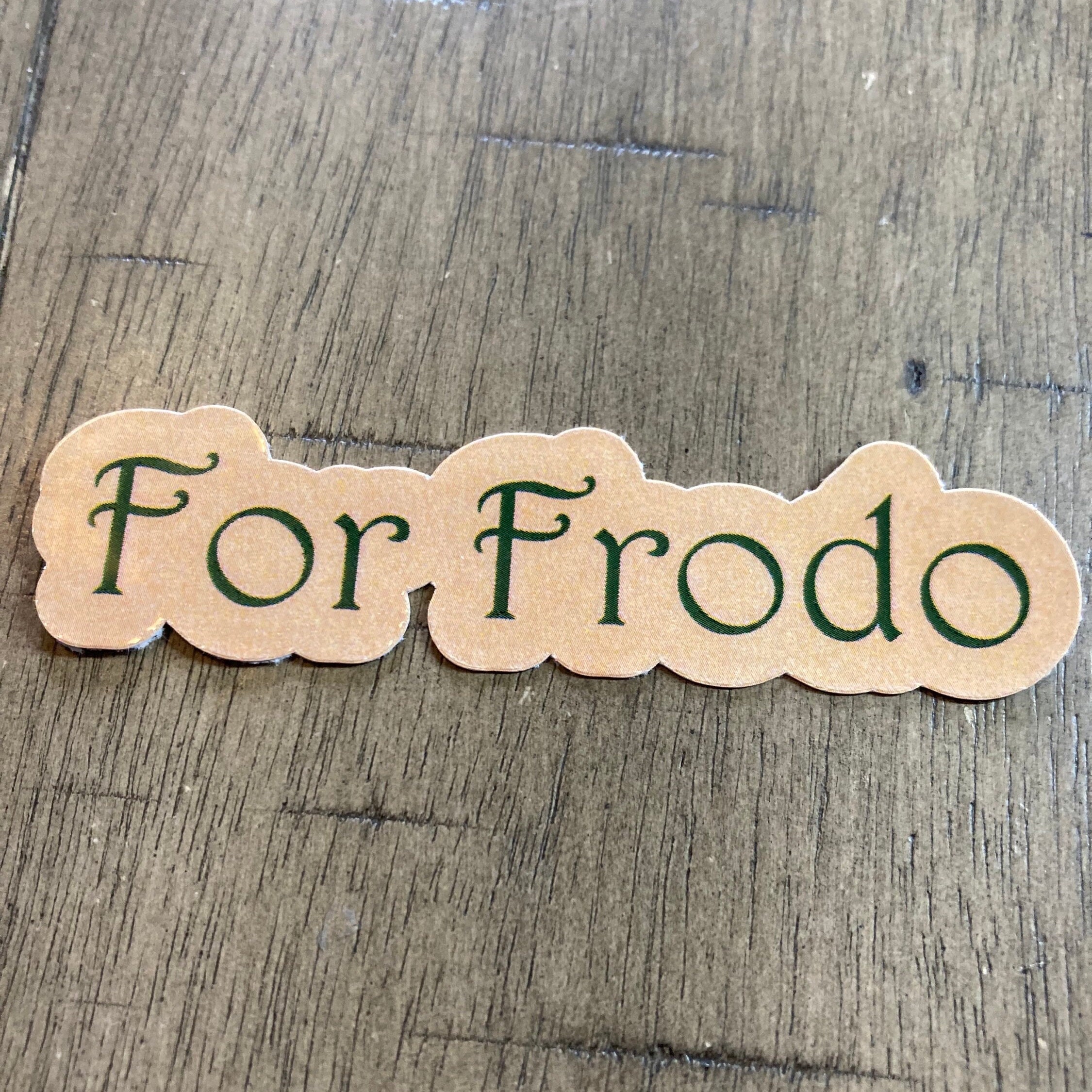 Frodo Sticker For Frodo Sticker - Etsy