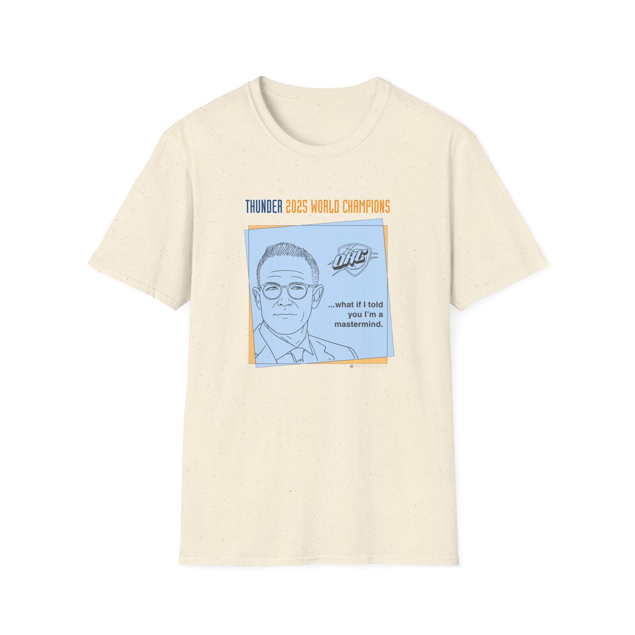 Sam Presti OKC Thunder Championship Tee: Minimalist Line Art Shirt