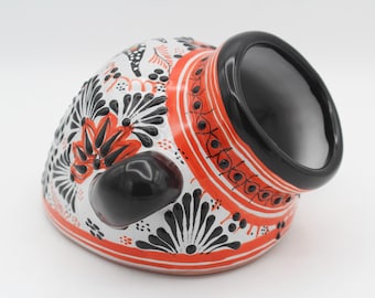 Vibrant Talavera Wall Planters, Floral Design, Perfect for Outdoor Garden Decoration, Puebla Mexico, Traditional Mexican Ceramic