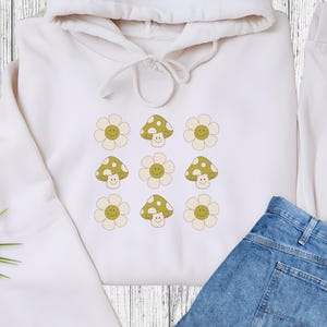 Cottagecore mushroom flower PNG, sublimation design download, flower png, sublimate designs download, cottagecore svg, svg for shirts