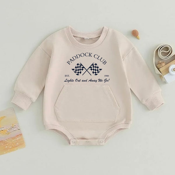 Embroidered Paddock Club Onesie for Babies