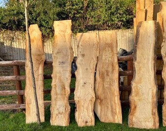 Live edge treated and dried Timber