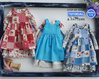 Blythe Schnittmuster Blythe Kleidung Blythe Kleidung Blythe Kleidung Blythe Schnittmuster Anziehen die Puppe Blythe Hut Puppenkleidung Schnittmuster Blythe Kleid