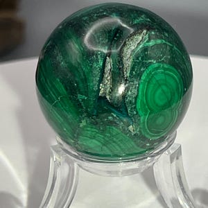 Green Malachite Sphere