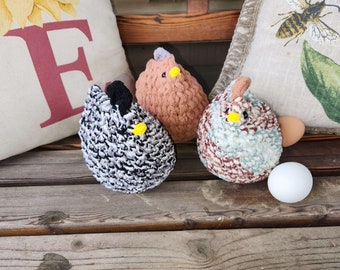 Handmade Crochet Chicken, Completely Customizable