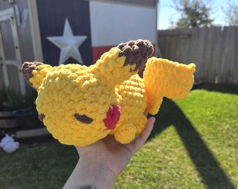 Crochet Sleeping Pikachu Pokémon Amigurumi