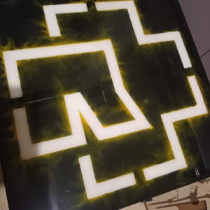 Rammstein Resin Art Coffee/End Table
