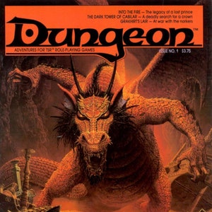 222 Issues Complete Collection DUNGEON MAGAZINE PDF Instant