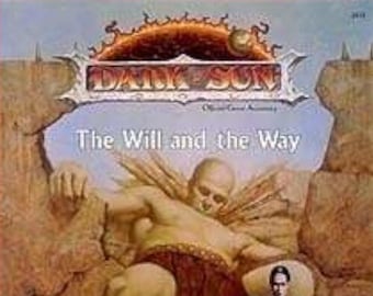 Dark Sun The Will and the Way Advanced Dungeons Dragons AD&D TSR