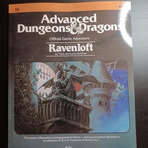 I6 Ravenloft (1e) - Dungeons Dragons DnD Role Playing Games RPG Strahd Von Zarovich