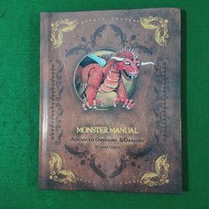 HARDCOVER 1E Monster Manual Advanced Dungeons Dragons AD&D 1st Edition