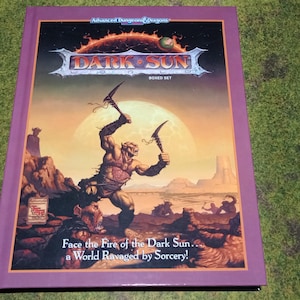 HARDCOVER Dark Sun Campaign Setting Box Set Advanced Dungeons Dragons