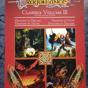 DLC3 Dragonlance Classics Volume III Advanced Dungeons Dragons AD&D 2nd Edition
