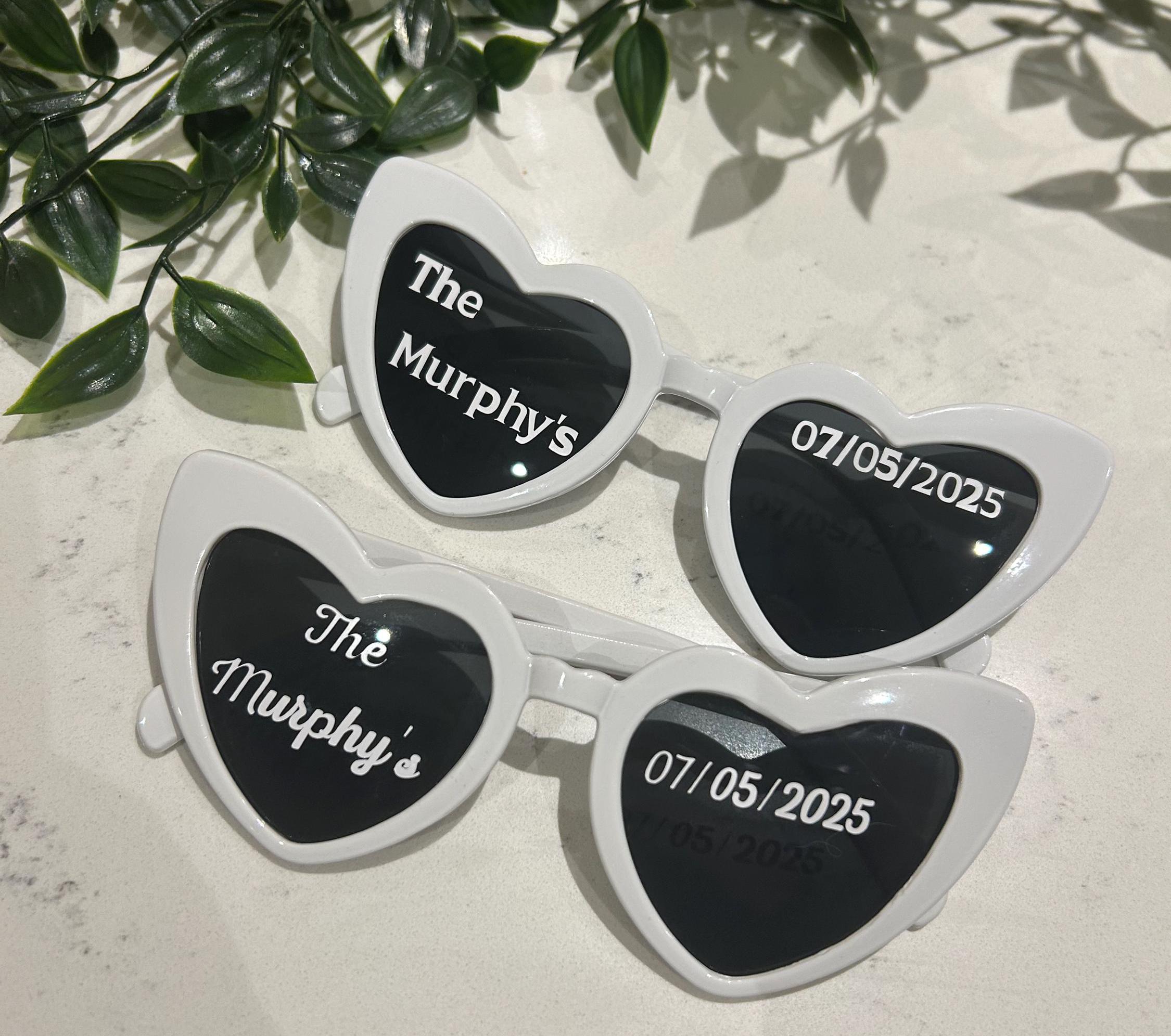 Adesivi Personalizzati Occhiali Da Sole Per Invitati Matrimonio