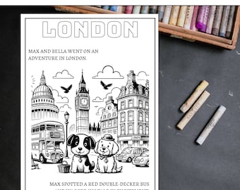 London Coloring Page | Max & Bella