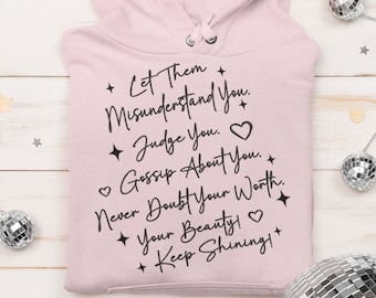 Let Them SVG, Keep Shining Svg, Inspirational Svg, Self Worth Svg, Self Love Svg, Motivational Svg, Cut Files, Cricut, Png, Svg Mom Love